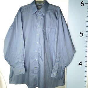 Stafford Executive‎ Light Blue Button-down Shirt 17.5 34-35 Men's